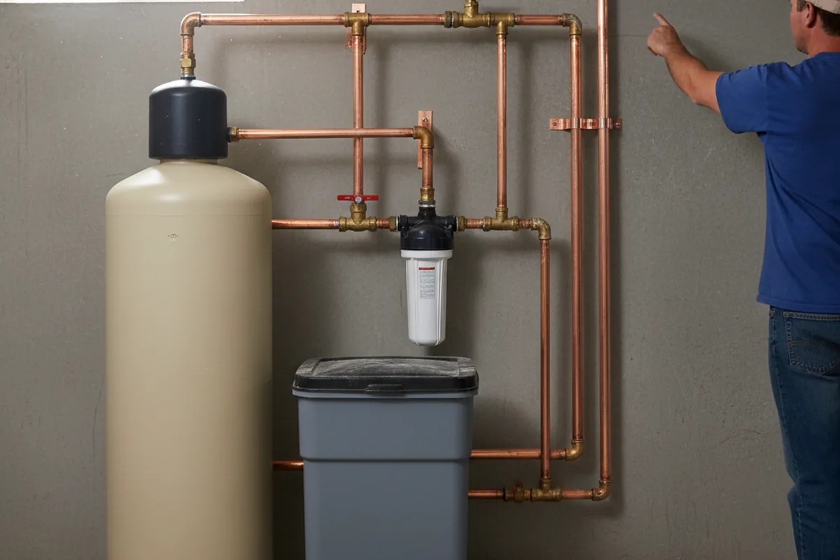 Whole-house water treatment system installed in Parma